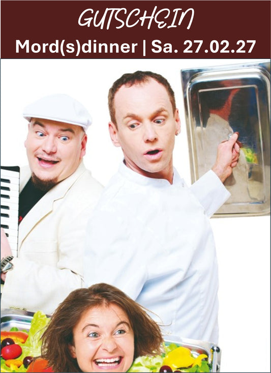 Mord(s)dinner | 27.02.2027 | 3. Fall „Endlich unter der Haube“ -  Theater Q-rage